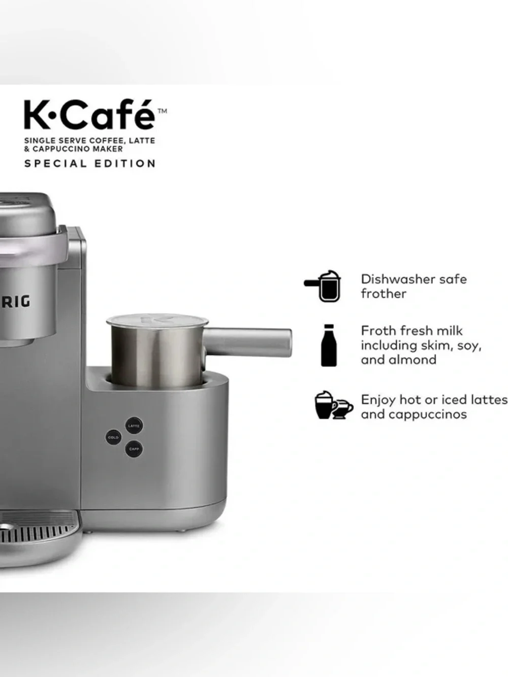 Keurig K-Café® Single Serve Coffee Latte & Cappuccino Maker (used)